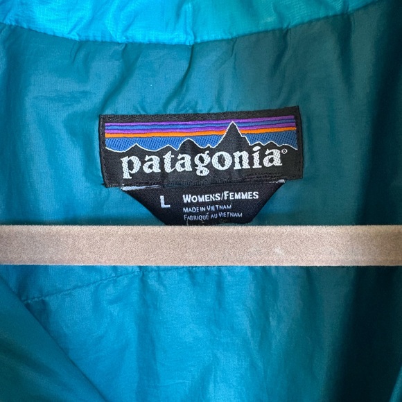 Patagonia Teal Quilted Nano Puff Jacket / L - Picture 4 of 4